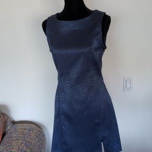 Blue mini dress